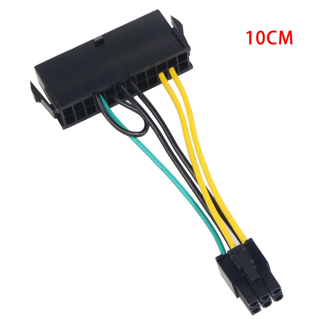 24Pin to 6Pin Power Supply Cable Cord 24p to 6p 18AWG Wire for Lenovo for DELL for Acer 3050 6 PIN Motherboard Adapter Cable
