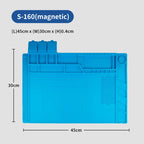 Silicone Soldering Mat ESD Thermal Heat Insulation Working Pad S-160 TE-509/502/508/610 LW-M3/M4 PC Phone Maintenance Cushion