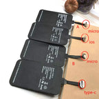 Max 10W 5V 2A Wireless Charging Receiver Coil Universal Type-C Micro USB for iPhone 5 6 7 Samsung A53 5G Xiaomi