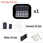 50PCS DIY Servo Extension Cable JR/Futaba Connector Male/Female Plug with 2.54 Terminal for RC Robot Airplane Car Servo ESC