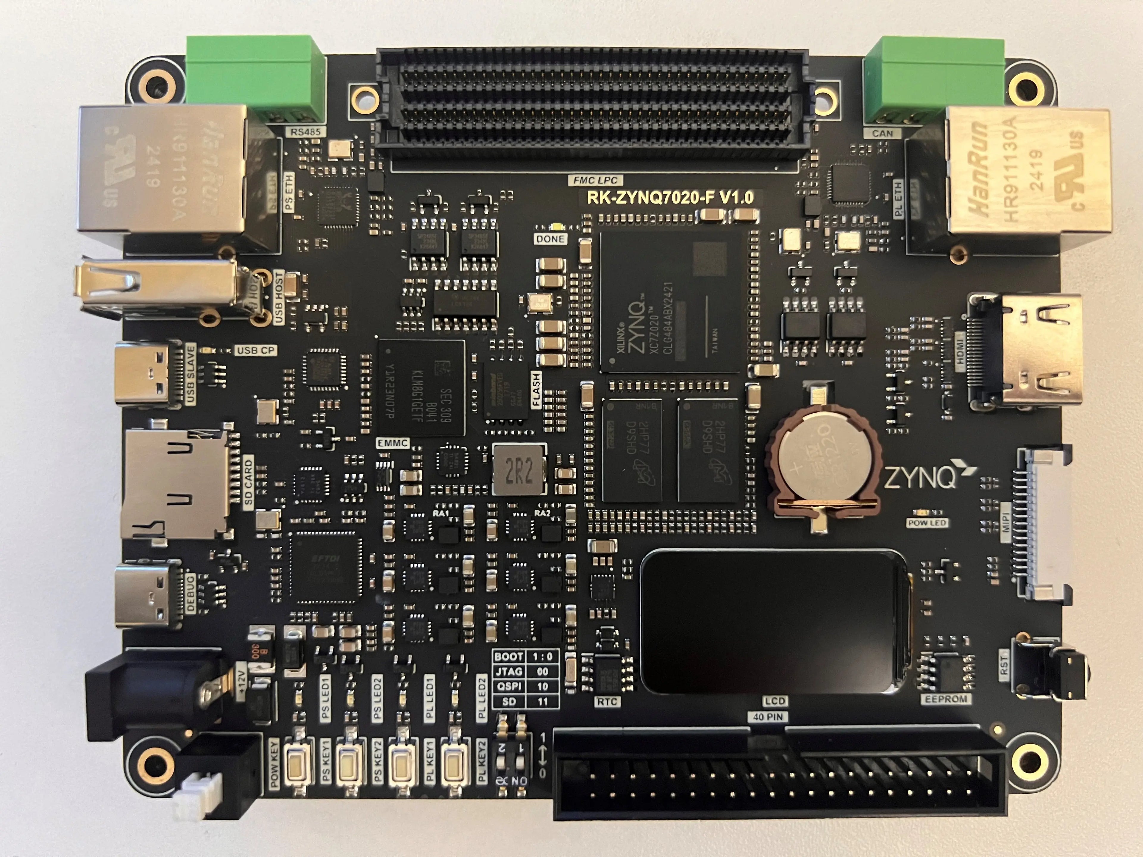 ZYNQ7020 Development board XC7Z020-CLG484 RK-ZYNQ7020-F XILINX FPGA FMC supports AD9361 sub-card