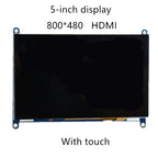 5 Inch IPS LCD HDMI 800 x 480 Capacitive Touch Screen LCD Display, Suitable For Sony PS4/Raspberry Pi/PC