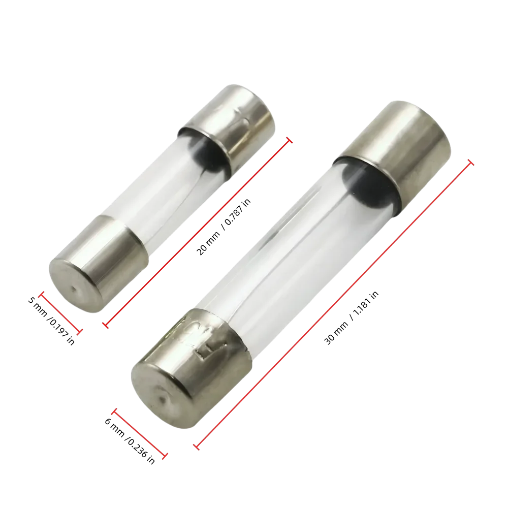 5*20 6*30 Glass Fuse Fast Fuse 250V 0.1A 0.2A 0.5A 1A 2A 3A 3.15A 4A 5A 6A 7A 8A 10A 12A 15A 20A 30A Quick Blow 5x20mm 6x30mm