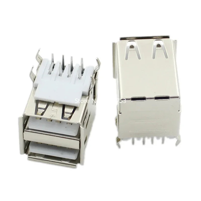 5PCS USB Interface Socket Type A Standard Port Female Male Solder Jacks Connector DIP Straight Vertical Bend Needle PCB Socket