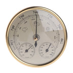 3 In 1 Wall Mounted Household Barometer Thermometer Hygrometer Weather Station Hanging Pressure HPa Gauge Air Weather Instrument