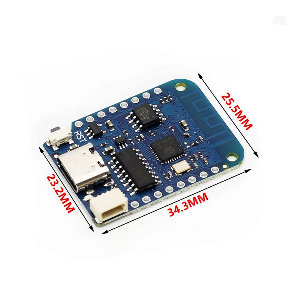 1-10Pcs WEMOS D1 Mini V4.0.0 ESP8266 4MB WiFi Development Board Type-C for Arduino MicroPython IoT NodeMcu LOLIN ESP-12F
