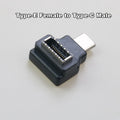 USB 3.1 Front Panel Header Female Type-E to Male Extension Adapter angle Type-E to Type-A Type-C USB C Motherboard Data Adapter