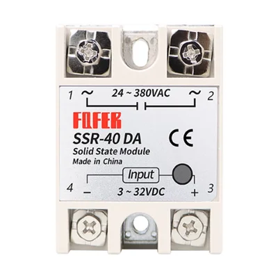 Solid State Relay SSR-40DA AC DC 10A/25A/30A/40A/50A/75A/80A/100A