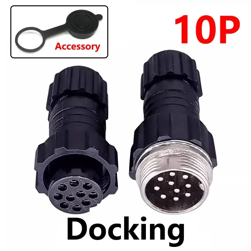 5/10/100Sets GX16 M16 QL16 Plastics 16MM Aviation Plug Male Female Docking Panel Mounted Connector 2/3/4/5/6/7/8/9/10 Pins