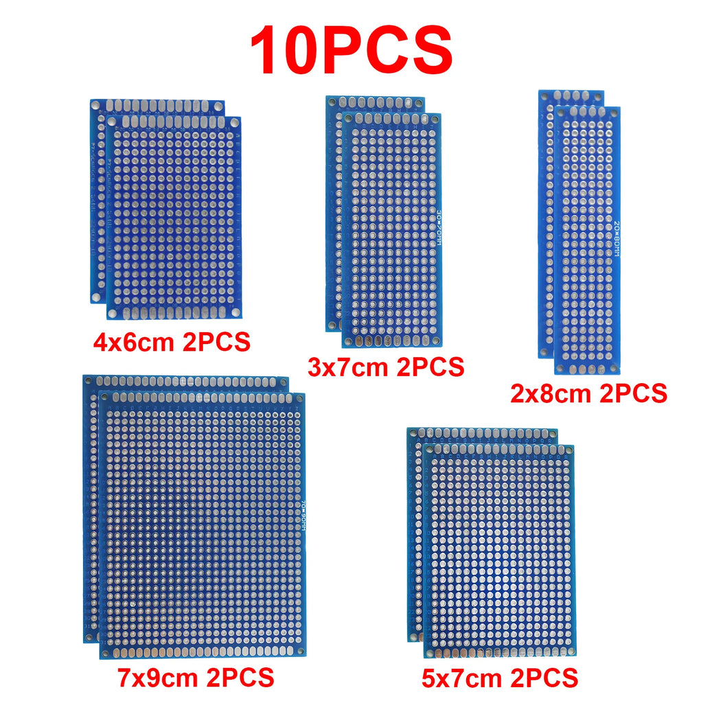 PCB Circuit Prototyping Board Double Side Prototype Boards DIY Universal Printed Perfboard Electronic Kit