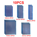 PCB Circuit Prototyping Board Double Side Prototype Boards DIY Universal Printed Perfboard Electronic Kit