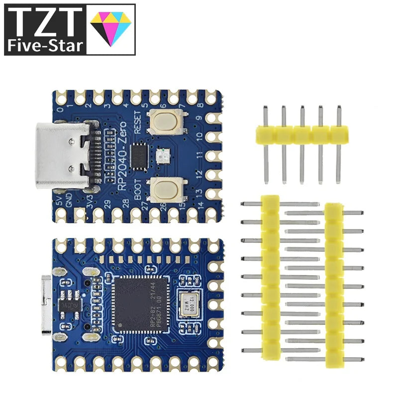 RP2040-Zero RP2040 For Raspberry Pi Microcontroller PICO Development Board Module Dual-core Cortex M0+ Processor 2MB Flash