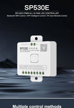 LED Controller Universal Wifi SPI Pixel Dimmer SP530E Addressable Controller PWM RGB RGBW RGBCCT LED Dim 5-24V LED Light