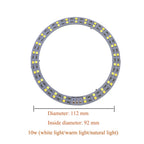 DC5V Dimmable LED Chip 5W-30W Surface Light Source SMD 5730 LED Light Beads DIY Tricolor Adjustable LED Bulb White Warm White