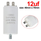 CBB60 Washing Machine Pump Starting Capacitor:4uf,5uf,6uf,8uf,10uf,12uf,14uf,15uf,20uf,25uf,30uf,35uf,40uf,45uf,50uf,60uf 450VAC
