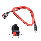 Solar Adapter Cable For Anderson Connector Adapter 14AWG DC 5.5x2.1mm Solar Panel Cable For 15/30/45A Power Pole Connector
