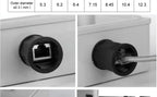 RJ45 Outdoor Network Connectors IP67 M20/22 Aviation Plug with 25cm Wire Rj45 Crystal Head Socket Cat5 Network Cable Waterproof