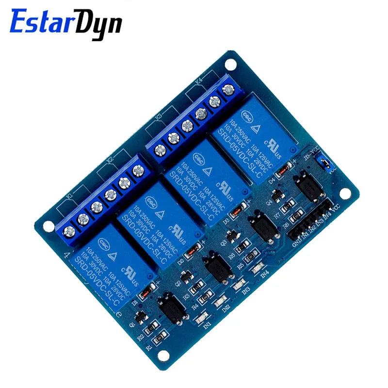 Estardyn 5V 1 2 4 8 Channel Relay Module With Optocoupler. Relay Output 1 2 4 8 Way Relay Module  In Stock  For