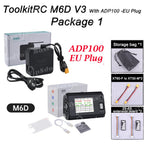 ToolkitRC M6D V3 500W 15A DC Dual Channel Smart Charger Discharger For 1-6S  LiPo LiHV LiFe Lilon Battery FPV Drone
