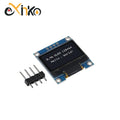0.96 Inch OLED Display Module SSD1315 I2C IIC SPI Serial 128X64 LCD 4 Pin YellowBlue White for Arduino Pin Headers Soldered