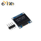 0.96 Inch OLED Display Module SSD1315 I2C IIC SPI Serial 128X64 LCD 4 Pin YellowBlue White for Arduino Pin Headers Soldered