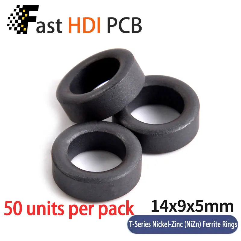 Anti-Interference Ferrite Toroid Core Ni-Zn - High Frequency Common Mode Inductor Ring for Electronic Equipment