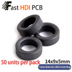 Anti-Interference Ferrite Toroid Core Ni-Zn - High Frequency Common Mode Inductor Ring for Electronic Equipment