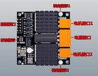 12V 24V 12A Dual Channel DC Brush Motor Drive Module H Bridge PWM Beyond L298N BTS7960