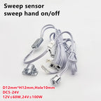 Touch sensor switch Hand Sweep Switch 5A 12V-24V PIR Motion Sensor Hand Wave Scan Smart LED Closet Cabinet light/Wardrobe lamp