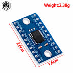 TXS0108E 8-Channel 1.4V-5.5V Bidirectional Logic Level Shifter with Auto-Direction Sensor 10Mbps High-Speed Voltage Converter
