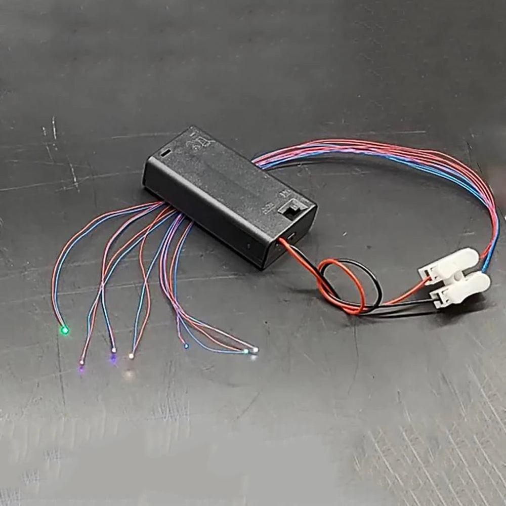 10Pcs/Set DIY Model Kits LED 0402 0603 0805 1206 SMD Lamp Wired Micro LED Chip 3V 30cm Pre-Soldered Miniature Scenes Toy Lights