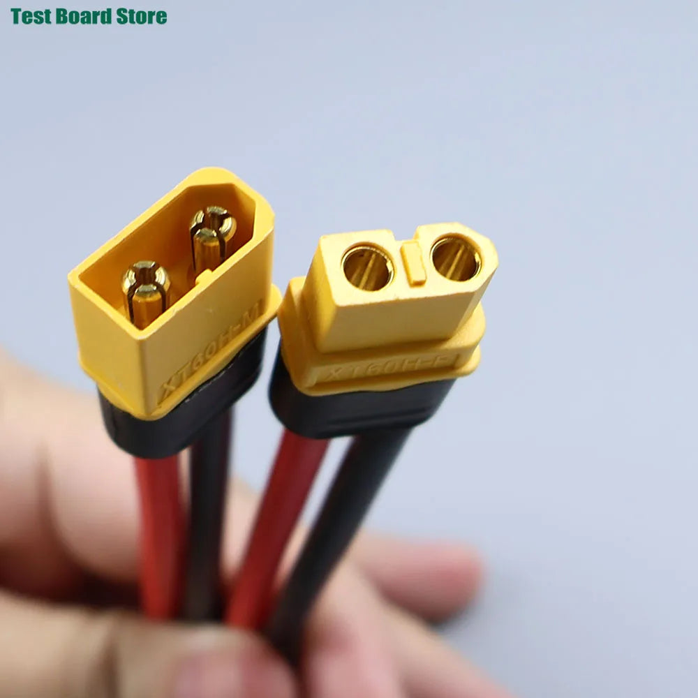 XT60 Male Female Conversion Plug Connection Cable With 12AWG Silicone Extension Lead Wire for RC Lipo Battery FPV Drone