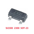 100-500Pcs SOT‑23 SI2300/2300 SI2301/A1SHB SI2302/A2SHB N‑Channel P‑Channel MOSFET Field Effect Tube Transistor Power Switch