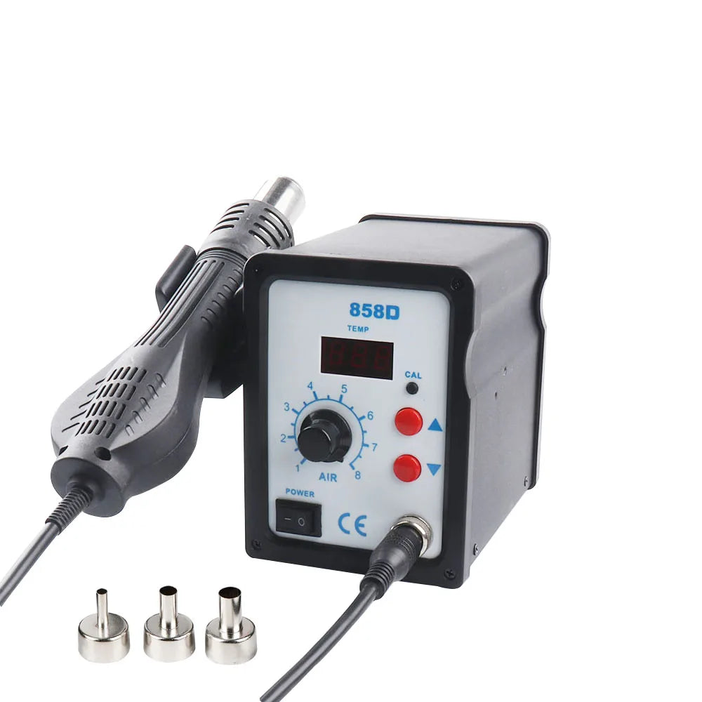 Hot Air Gun 858D BGA Rework Solder Station Blower Hair Dryer Hairdryer Soldering Heat Gun For SMD SMT Welding Repair