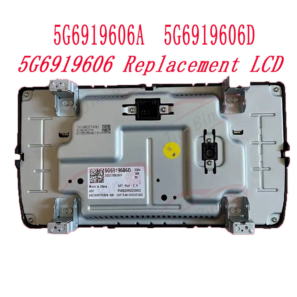 5G6919606A Original For Volkswagen Passat B8 Golf MK 7 7.5 Tiguan MK2 T6 Navigation 5G6919606D 5G6919606 9.2 Inch LCD With Touch