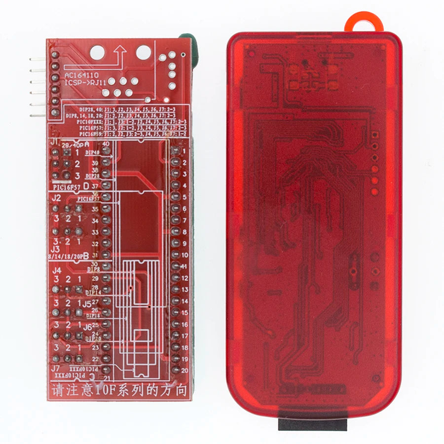 PICKIT3 PIC KIT3 PICKIT 3 Programmer Offline Programming PIC Microcontroller Chip Monopoly+PIC Programmer adapter seat