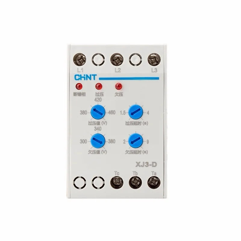 CHINT XJ3-G XJ3-D Sequence and On-off Protection Relay AC380V Overvoltage and Undervoltage Protection Phase Sequence Protection