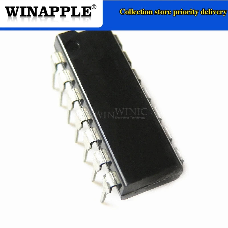 5pcs/lot LM380N LM380 PIC16F630-I/P PIC16F630 PIC16F684-I/P PIC16F684 CD4030BE CD4030 DIP-14