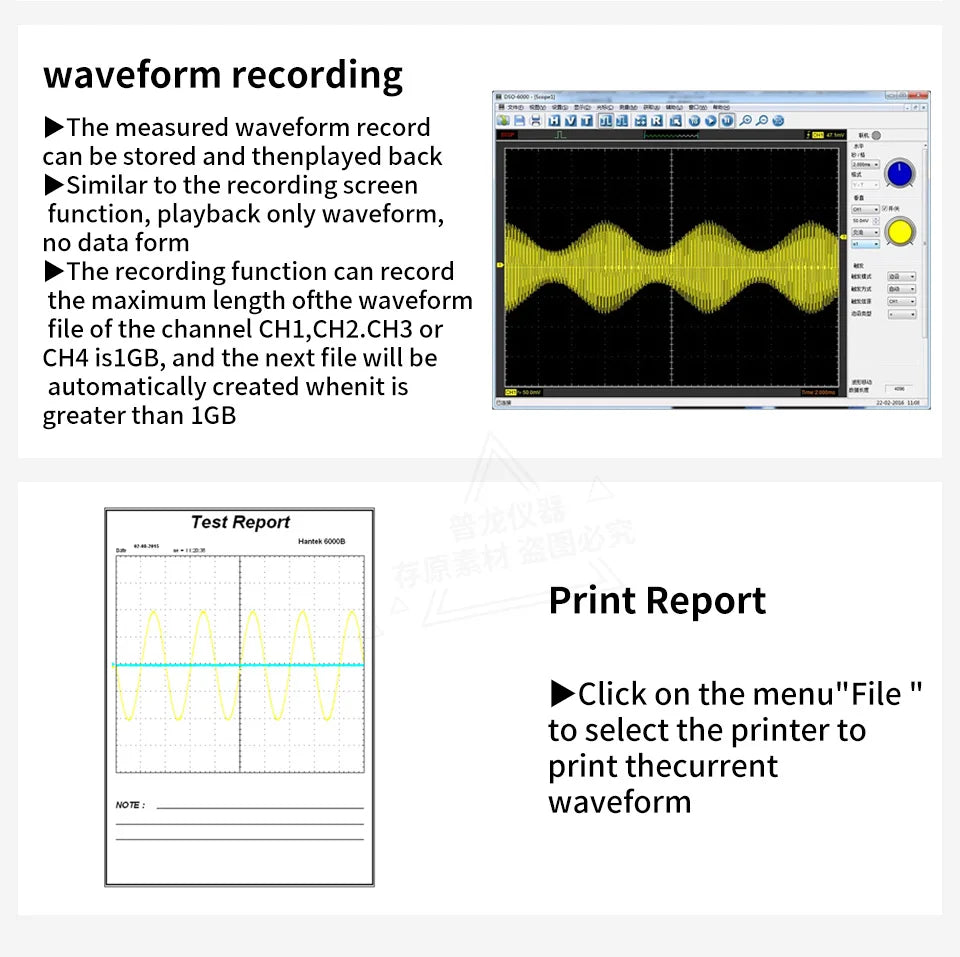 【Hantek Official Genuine】4-channel automotive specific virtual oscilloscope 6074BE/6254BE OTG connected to mobile phone for use