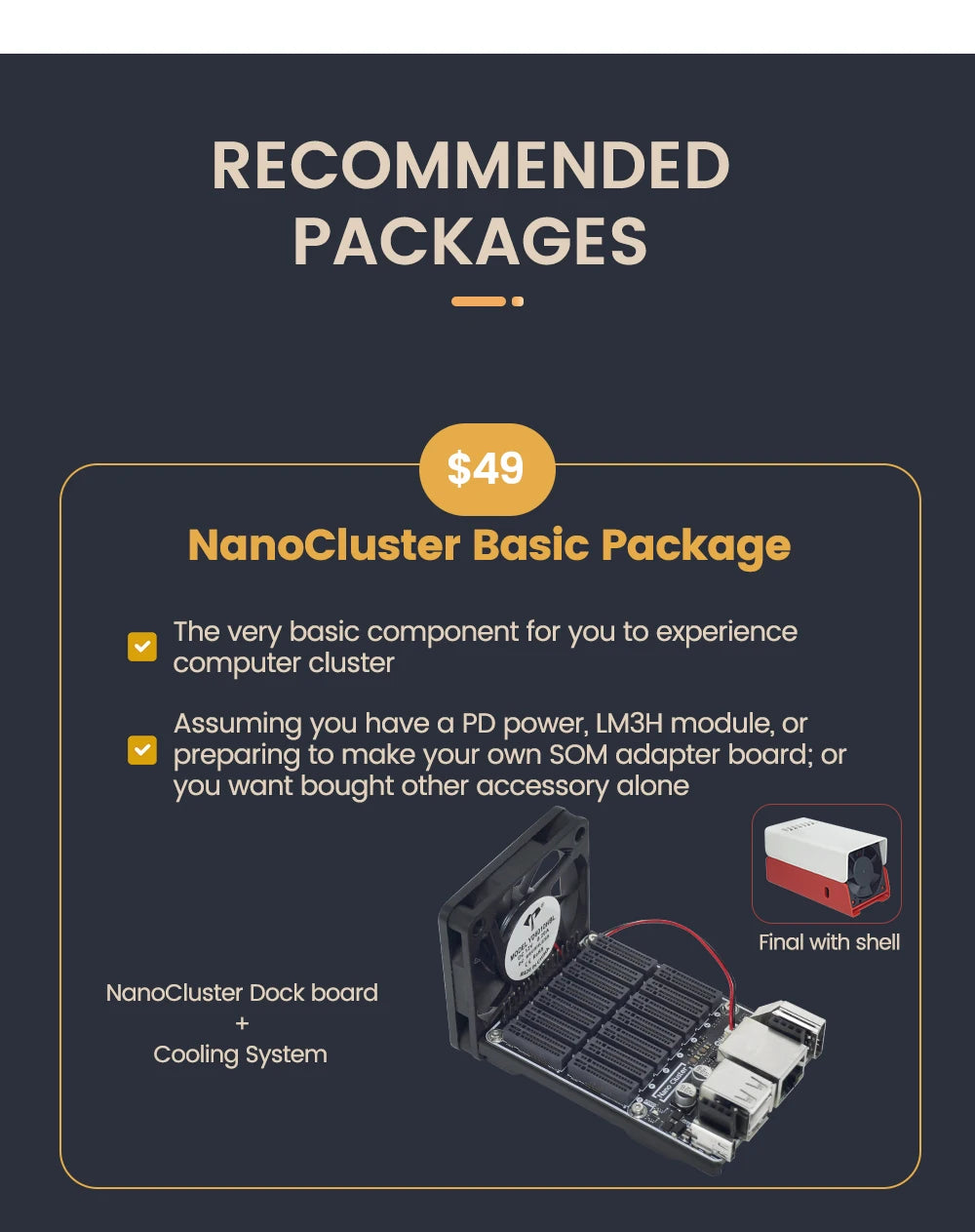 Sipeed NanoCluster 7-Node CM4/CM5 Mini Server - Compact Kubernetes K3S Edge AI Homelab for Raspberry Pi Cluster
