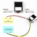 DC24V to 12V DC-DC Buck Converter 20A 240W Waterproof Voltage Regulator Module Step Down Converter Car Power Supply