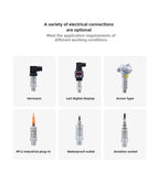 Pressure Transmitter 4-20mA Industrial Sensor M12 Connector IP67 Hydraulic Oil Air Monitoring