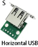 1pc MICRO MINI 5P 4P 9P 10P  type-c USB To Dip Female B-type Square Interface Printer Mike PCB Converter Adapter Breakout Board