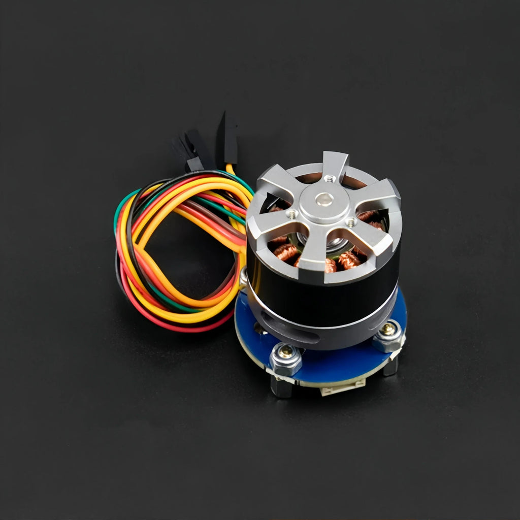 2208 BLDC Motor with AS5600 Magnetic Encoder 12‑bit 0.087° Precision, FOC Control, 7.4‑16V for Arduino ESP32