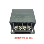 DC 12V 24V to 5V 5A 10A 15A DC DC Converter Step Down Voltage Regulator Buck Converter Car Power Supply Transformer Module