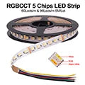 12V LED Strip Light 2835 SMD 4mm Super Bright 120LED/m 5M 600 Pixel Flexible LED Tape Lights Natural White/Warm White/Cold White