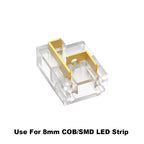 12 In 1 Compatible With COB LED Strip And SMD LED Light Strip Multifunctional Wire Connectors 2 Pin For 8mm 10mm Terminal Blocks