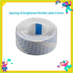 2PCS/Lot  FFC/FPC Lengthened Flexible Drain Wire 0.5mm Spacing 4P--80P 3m in The Same Direction and 4m in The Opposite Direction