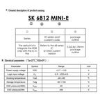 SK6812 MINI-E RGB (Similar to WS2812B)3228SMD Pixel LED Chip Reverse Mount Individually Addressable IC Full Color DC5V