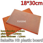1pcs Bakelite Universal circuit test board HB plastic board 2.54MM PCB 5x7 7x9 9x15 10x15 10x22 12x18 13x25 15x18 18x30cm